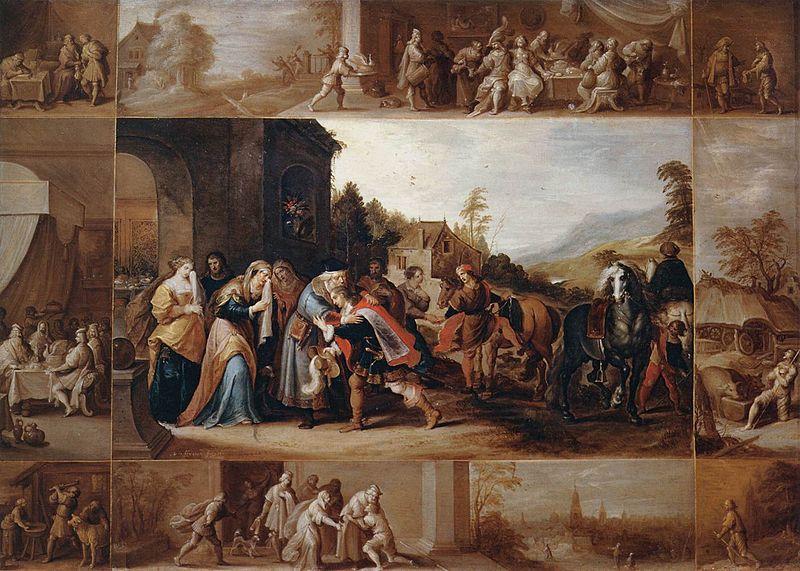 Frans Francken II The Parable of the Prodigal Son France oil painting art